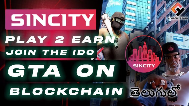 Sin City Next Play To Earn Metaverse, Is it GTA on Blockchain ? Telugu